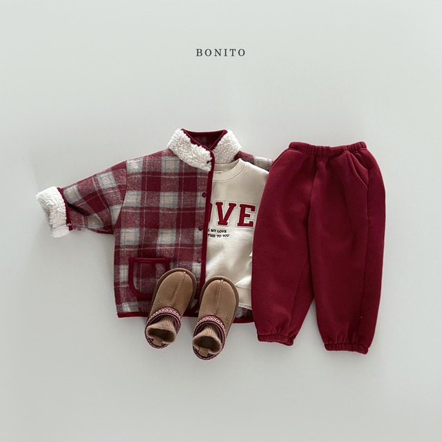 〚予約〛check dannburu jacket <kids><Jr>