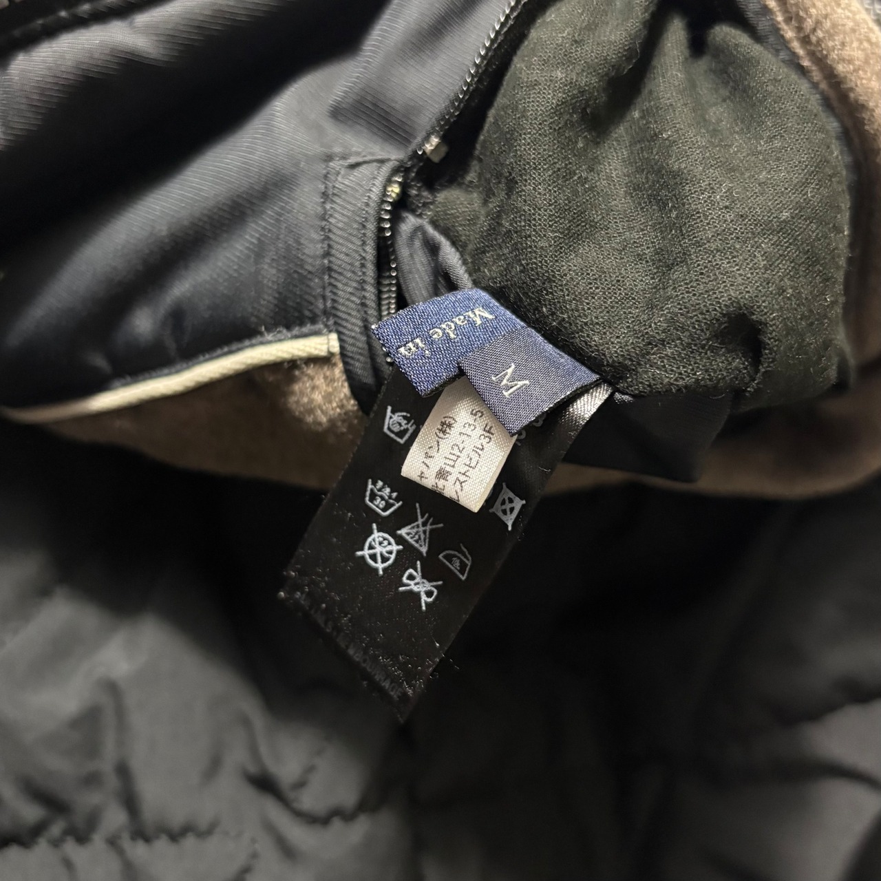 ZEGNA SPORT black technical fabric drizzler jacket