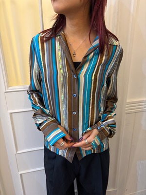 Chloe / vintage stripe shirt . (O)