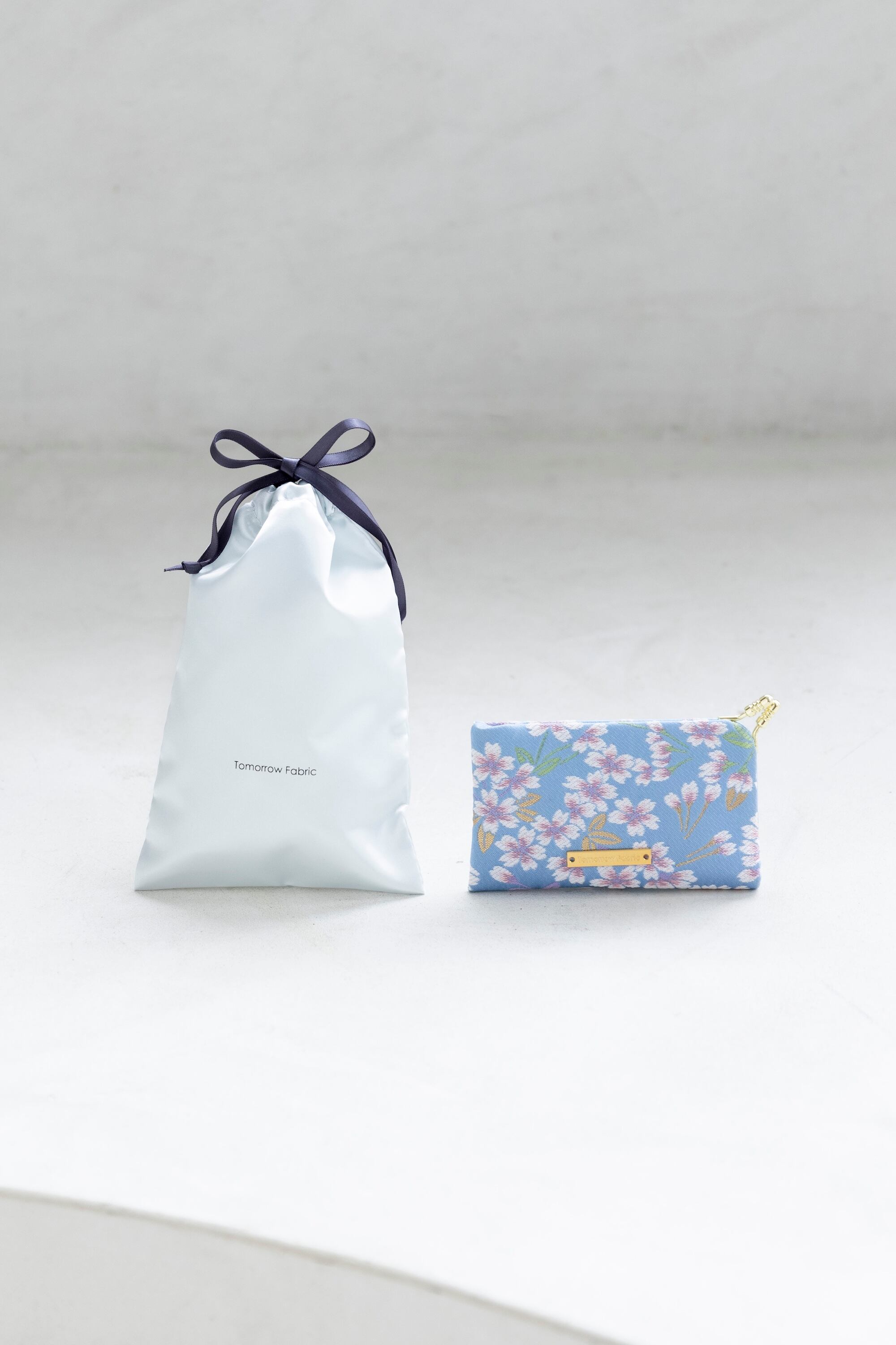 西陣織ミニ財布(カードケース) BOTAN / NCC8 | Tomorrow Fabric