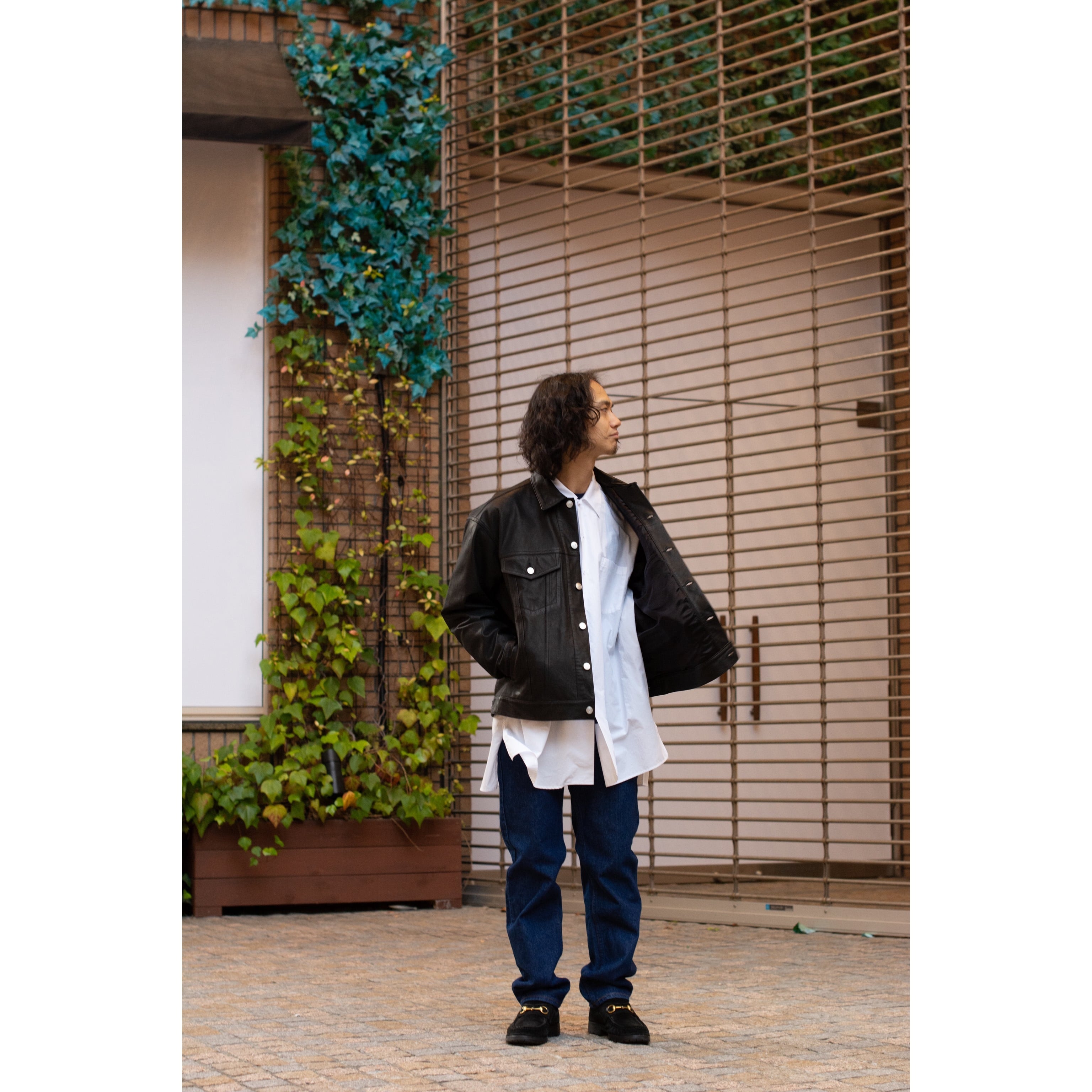 F-LAGSTUF-F】LEATHER JKT×blackmeans | HEIGHTS Online Store