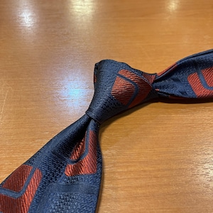 "未使用品" F.Marino "SFODERATO" SILK JACQUARD TIE