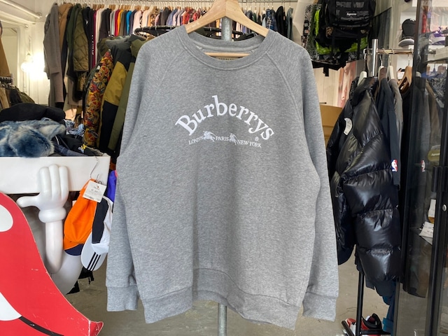 BURBERRY BATTARNI CREWNECK SWEAT GREY XL 52073