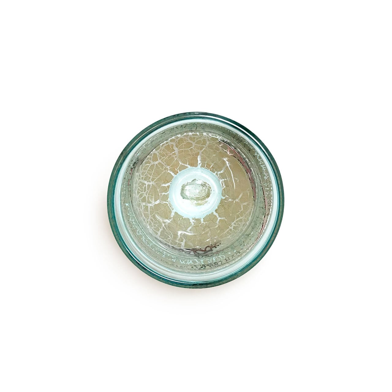 宙吹きガラス工房虹】宙吹土紋グラス 水色 [琉球ガラス] | 【琉球