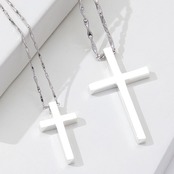 メタルチェーン クロスネックレス af0159