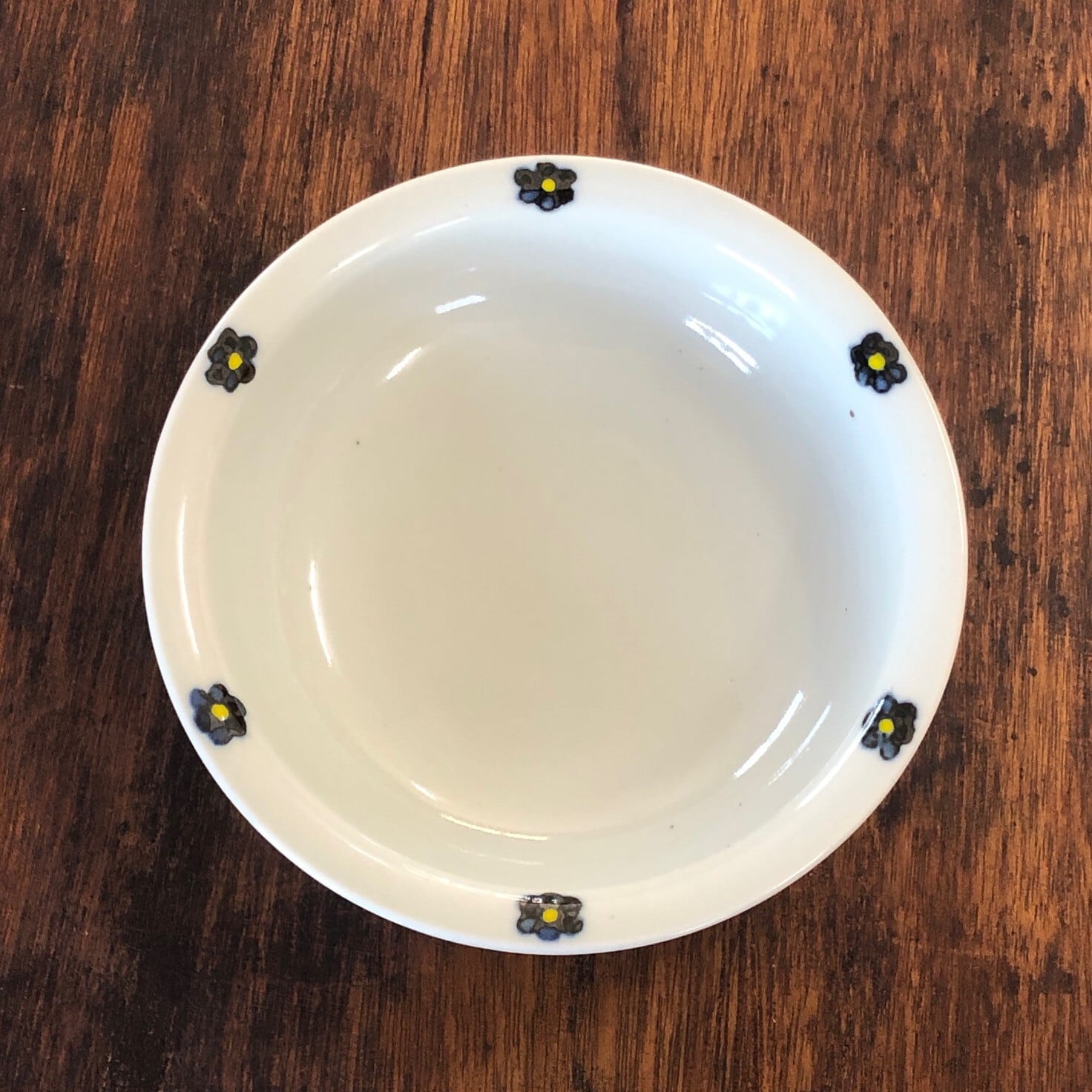 5寸リム深鉢 小花(こてつ)