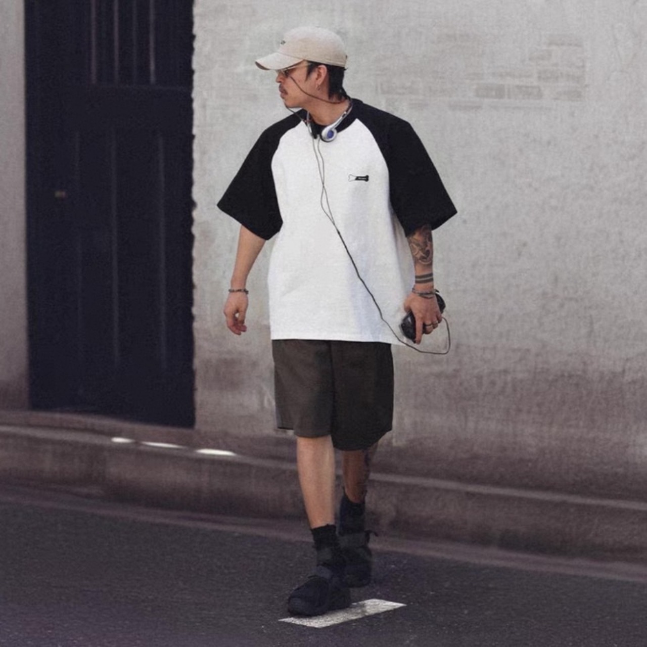 Pleated wide leg shorts 1012 - 8