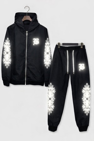 BELINDA REFLECTOR ZIP HOODIE【BB25040】
