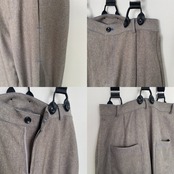 adjuster color stitch suspenders PT/gray