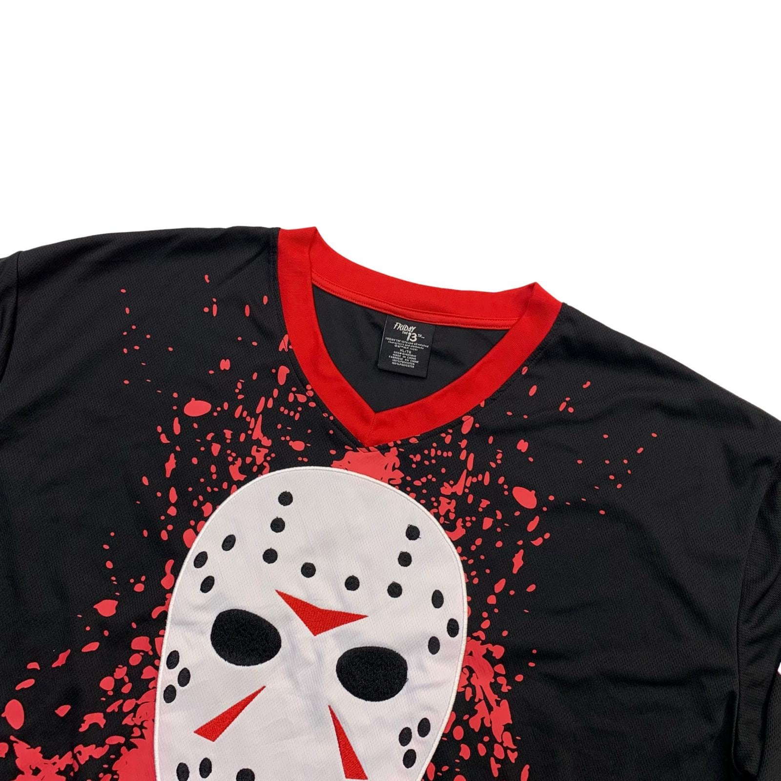 13日の金曜日 FRIDAYTHE 13TH ホッケーシャツ ブラック サイズ：XL