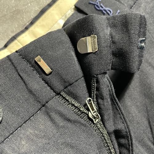 00s Yves Saint Laurent black slacks 詳細写真7