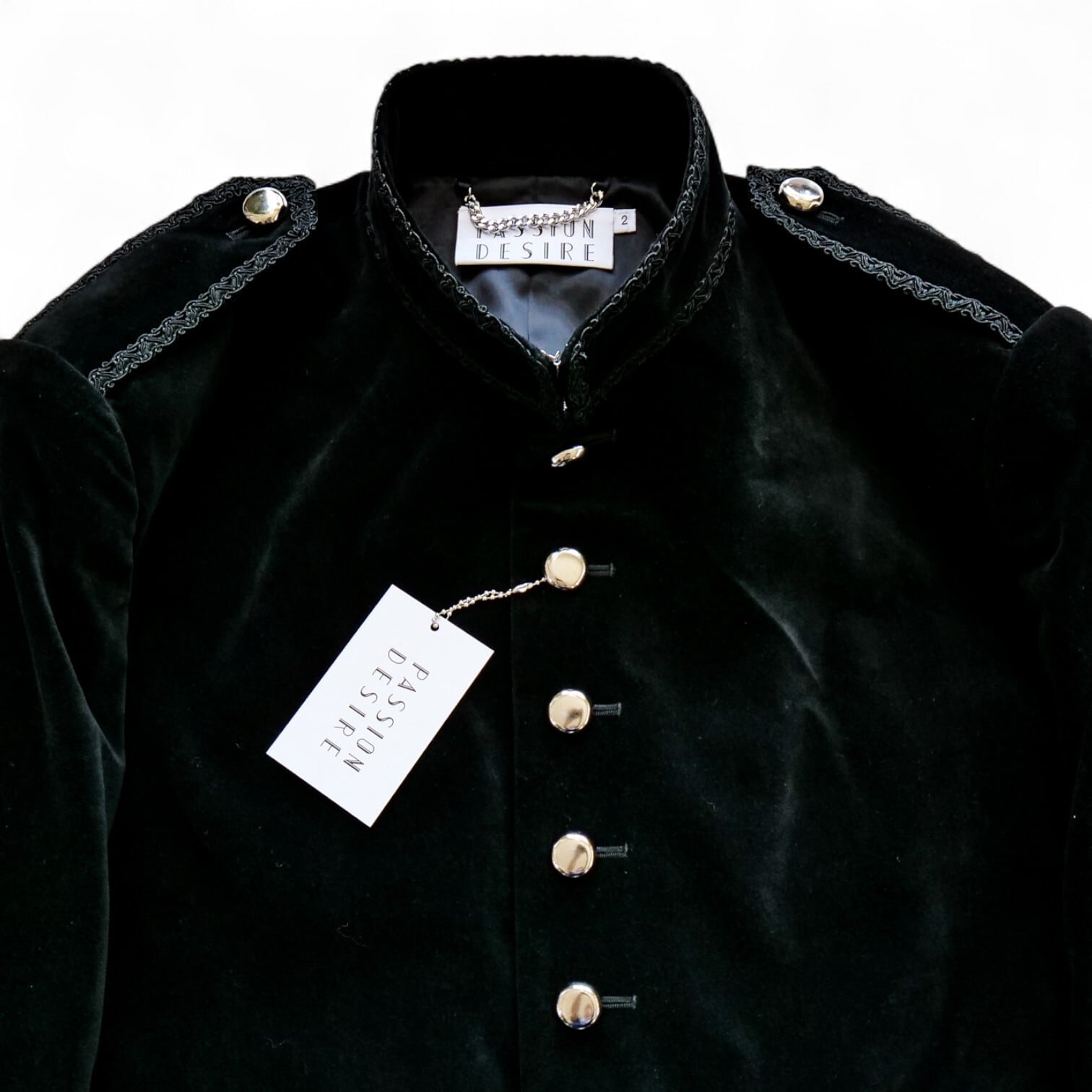el conductorH コンダクター Velveteen Officer Jacket
