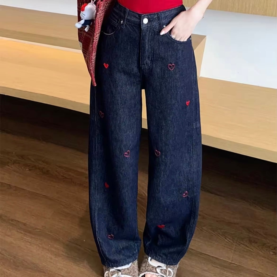 スウィートハートワイドデニム