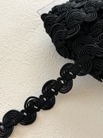 フランスVintage ブレード ブラック 黒 12mm カルトナージュ スツール デコレーション材 ヴィンテージブレード