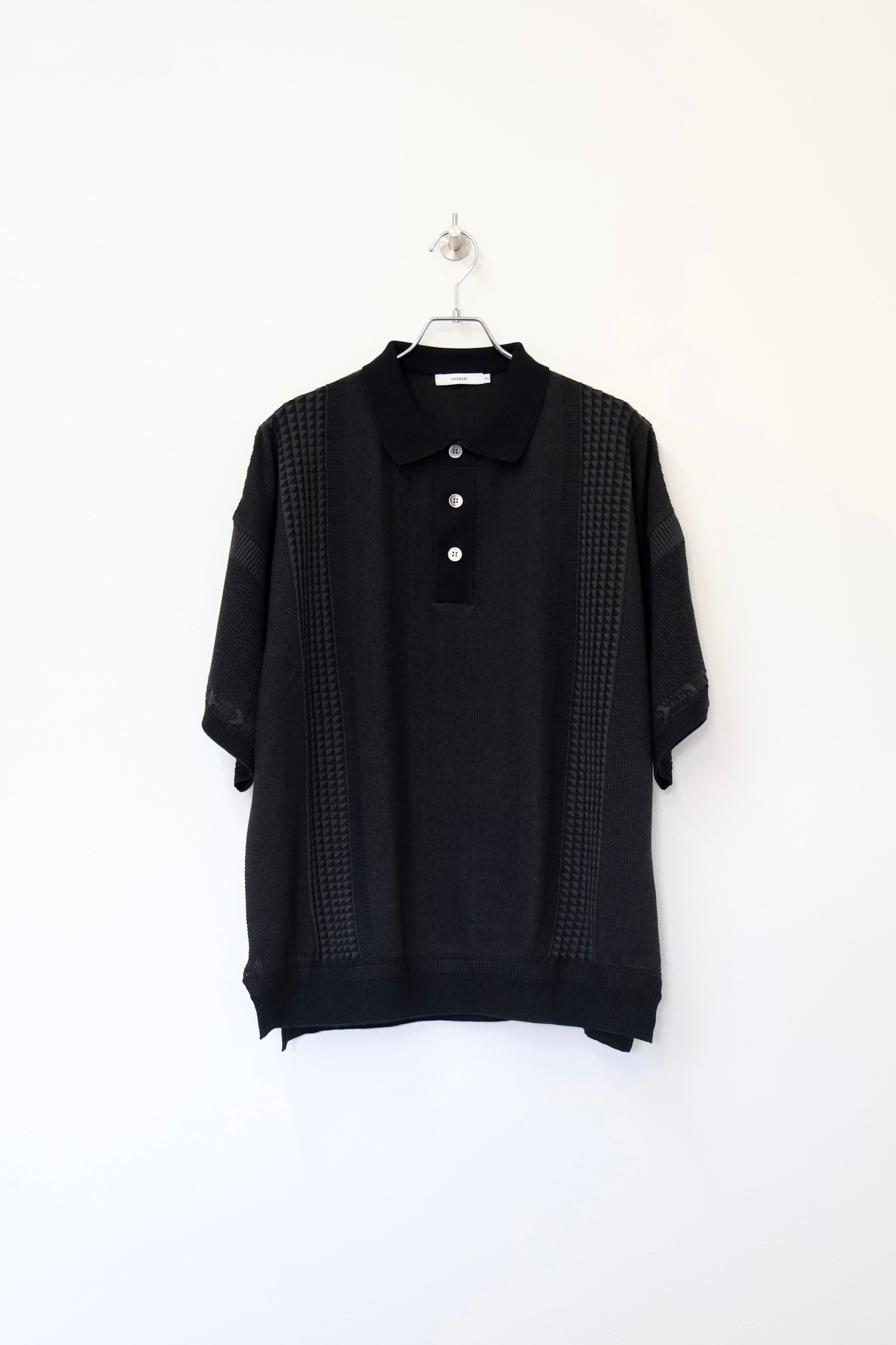 YASHIKI Kokuu Collar Cardigan -BLACK- | OoaLL