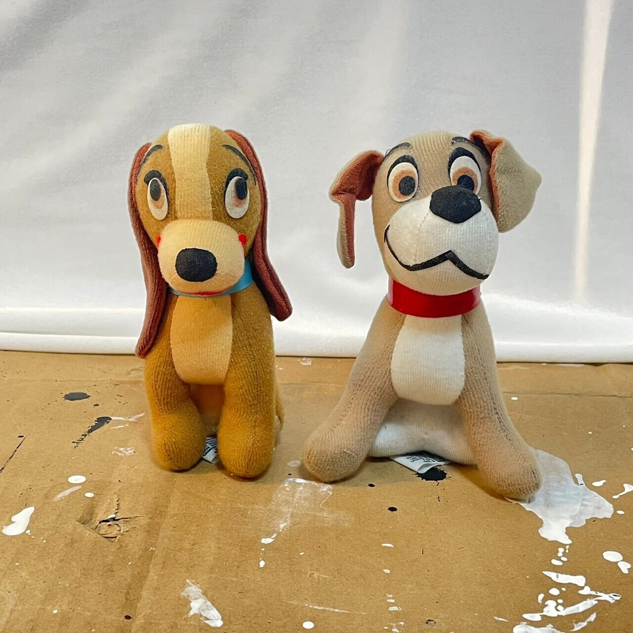 ✧希少✧Lady and the Tramp(レディ＆トランプ)パペット人形