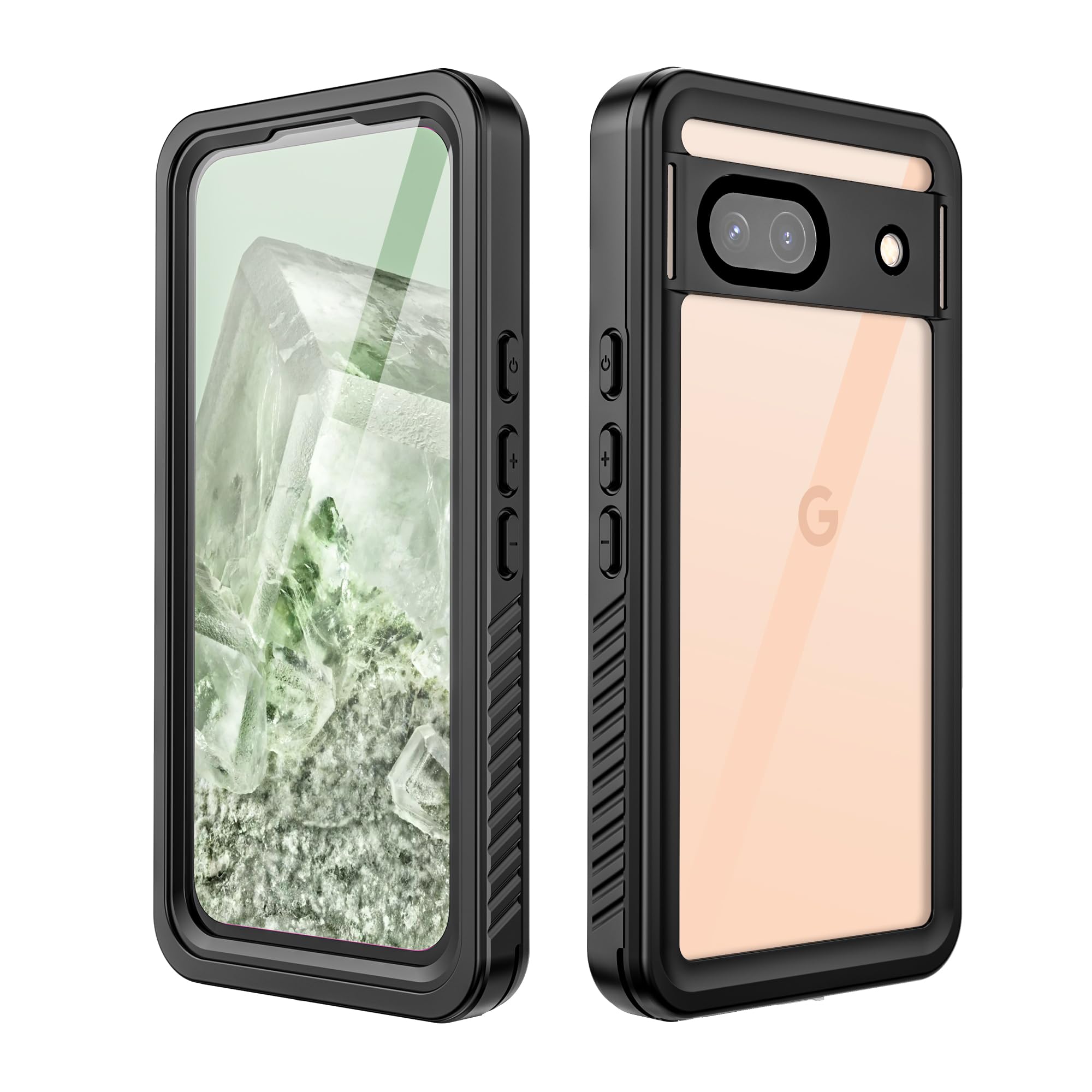 【特価処分】【Yikasina】 Google Pixel 8a 防水ケース 6.1インチ IP68防水規格 au softbank ピクセル8a ケース ストラップホール付き ワイヤレス充電対応