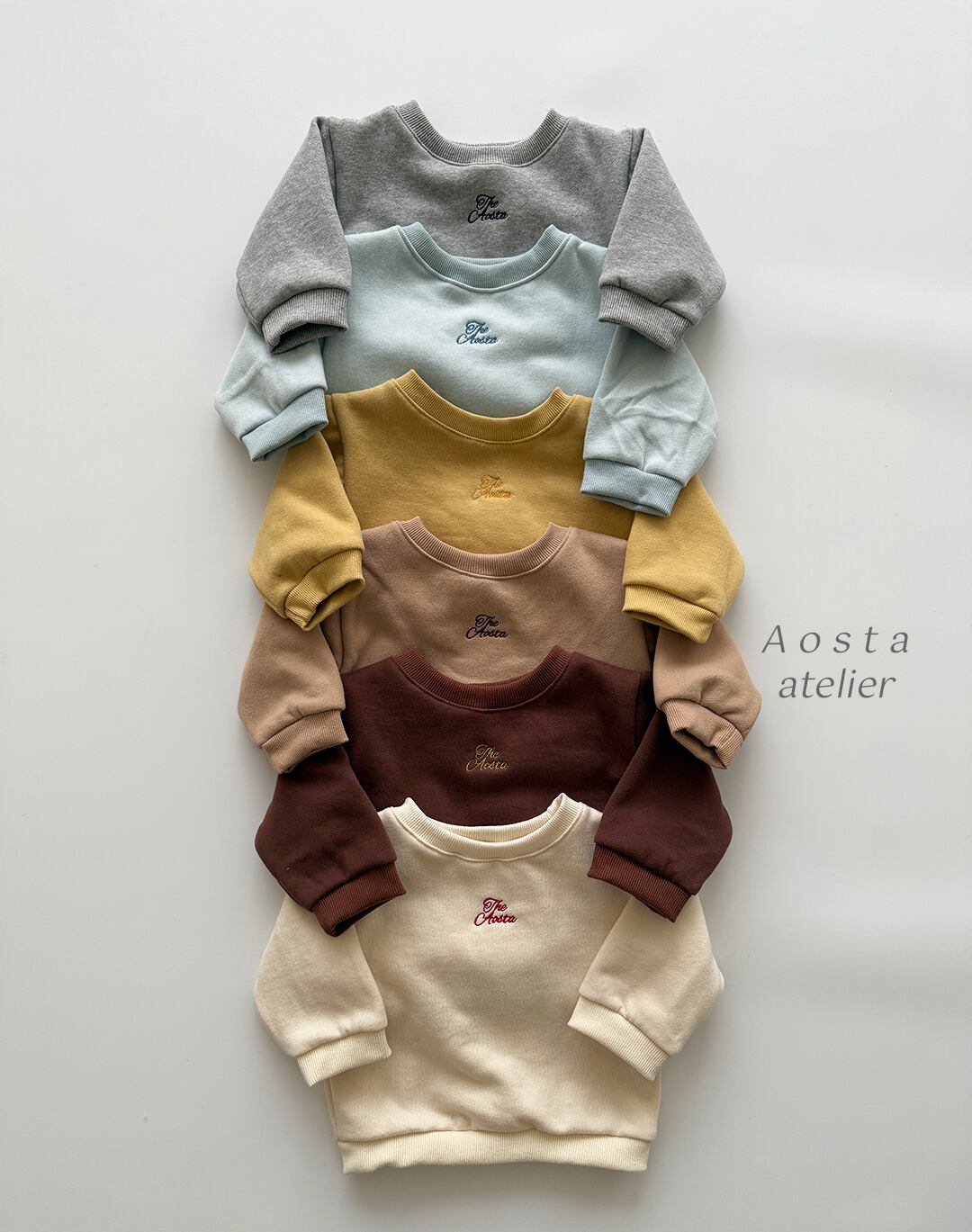 【予約】aosta ロゴスウェット
