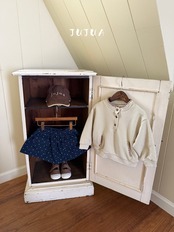 韓国子供服 / JUJUA / 26Autumn / ドット ポケット スカート / 秋服 *XS~XL*