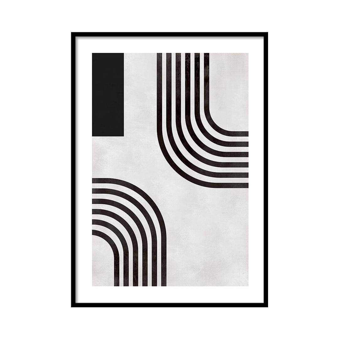 A0217 / 北欧モダン / アートポスター【 A4 / A3 / A2 / A1 サイズ・フレーム 付きに変更可 】