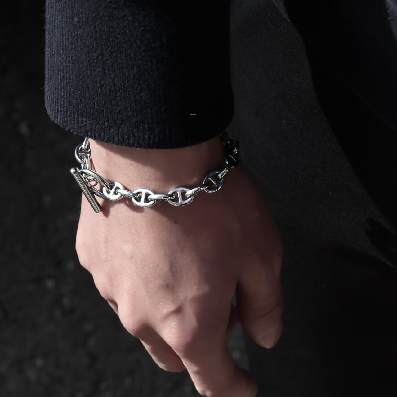 316L anchor chain bracelet VB1-76 | VERIELA