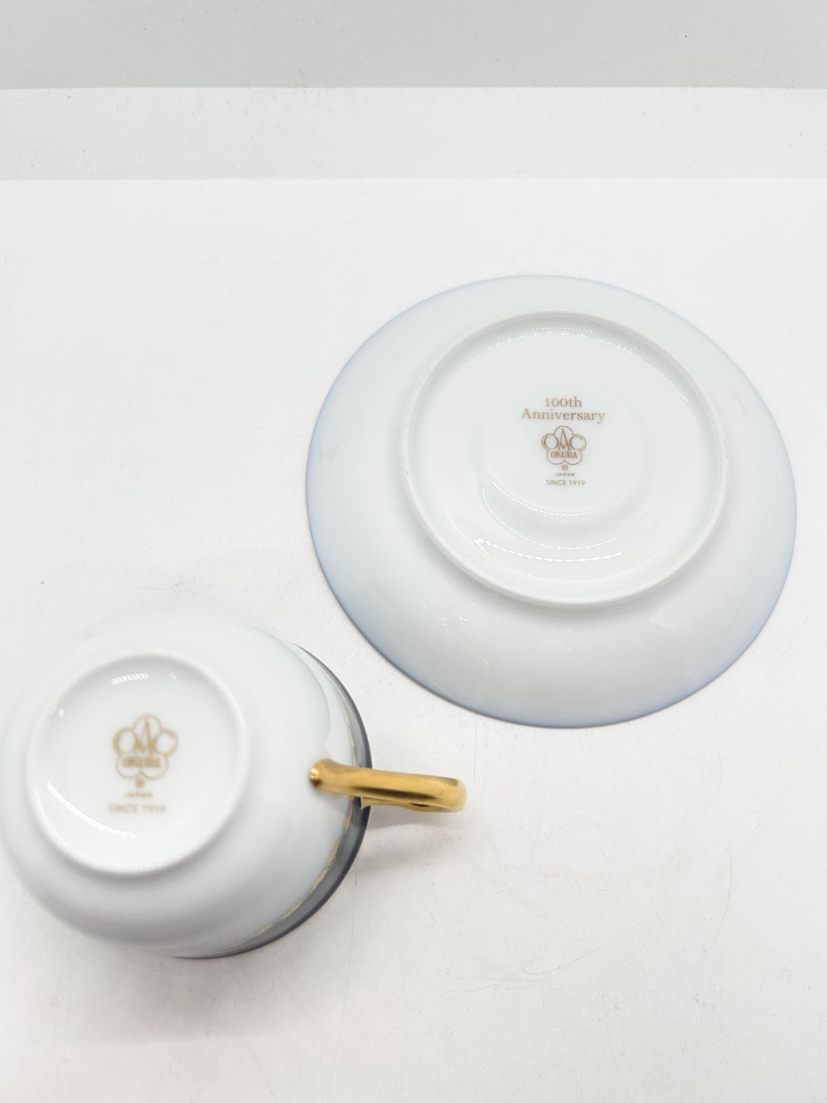 大倉陶園】 瑠璃金彩蔦模様 コーヒー碗皿 57c/e197 | 若林陶器