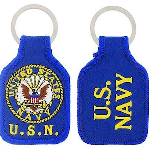 U.S.Navy Seals Team6 ネイビーシールズ　チーム６ ロゴ【ミリタリー・刺繍・キ−リング・米軍正式ライセンス】  KC0151