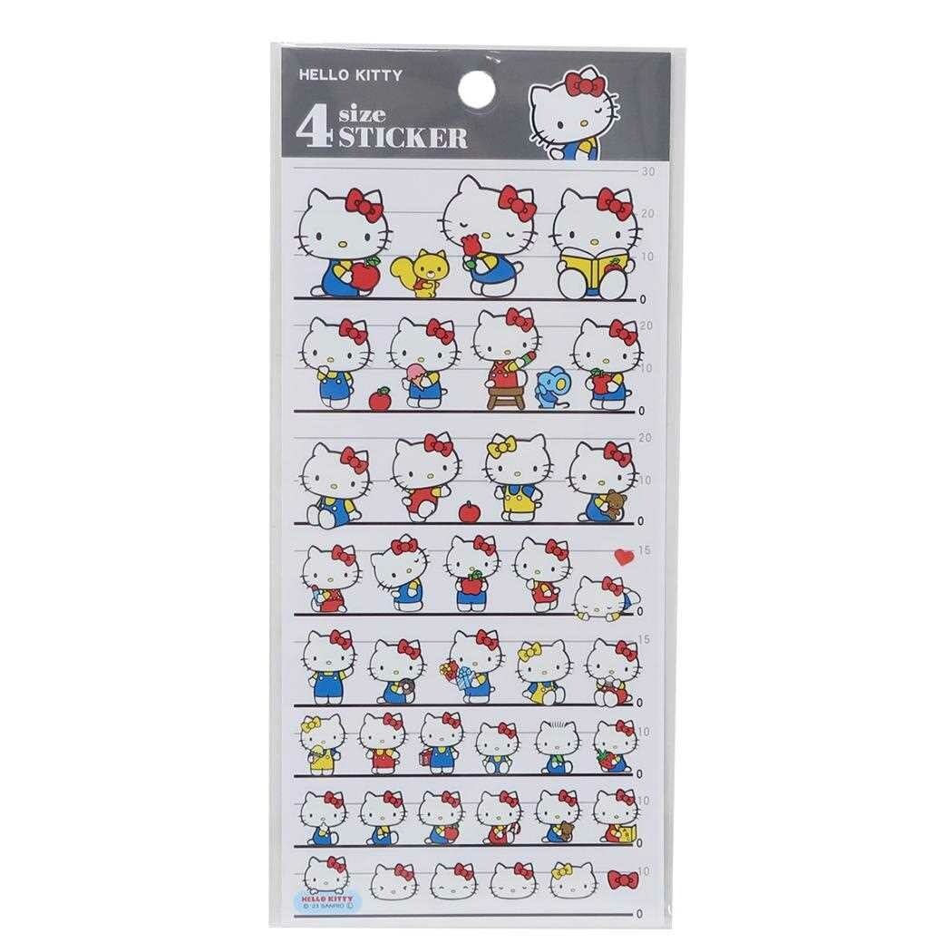 サンリオ ハローキティ 4サイズステッカー CA05 | マスキングテープ