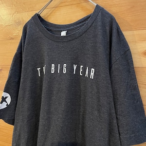 【CANVAS】BIG YEAR ロゴ Tシャツ 袖プリント XL US古着