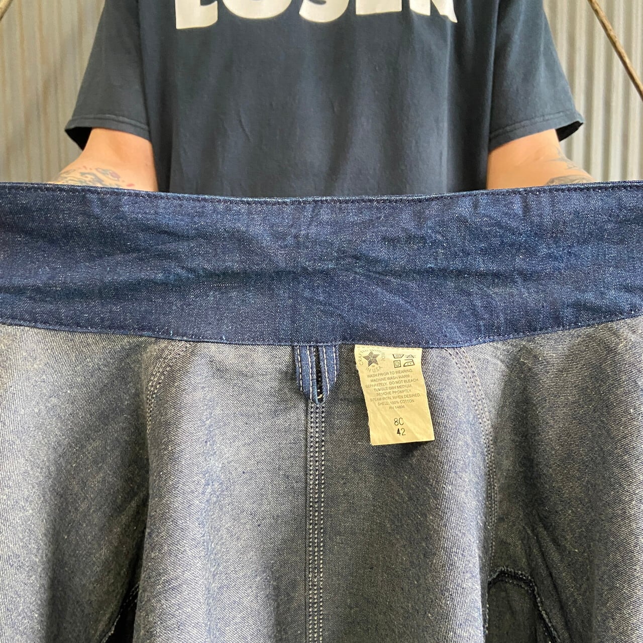 90〜00's USA製 carhartt デニムチョアコート 44 xl