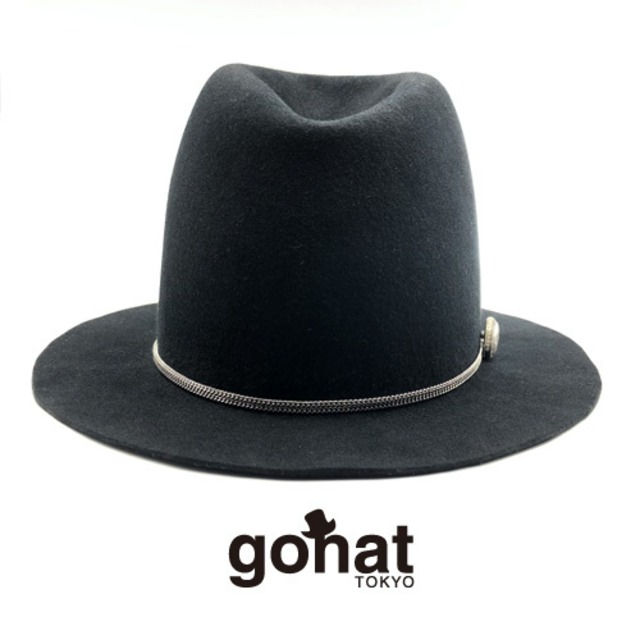 Wool SOFT HAT / ブラック 黒 帽子 ハット HAT フェドラ