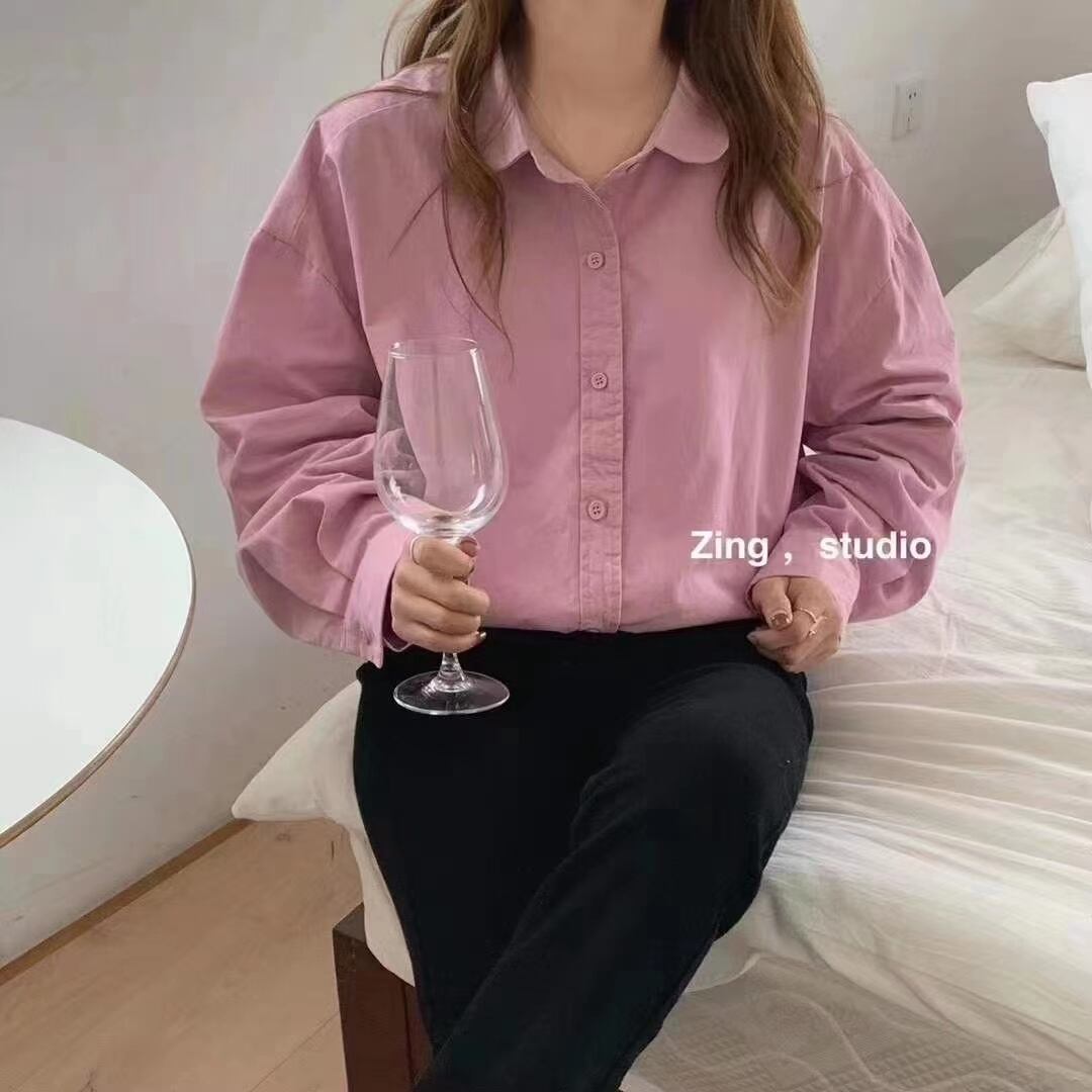 ラウンドカラーオーバーシャツ　AJ2205-D17　　