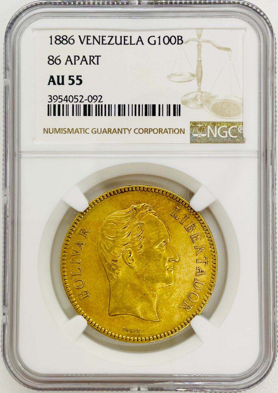 1886年ベネズエラ シモン・ボリバル金貨 | Pay ID