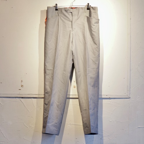 【DEAD STOCK】Vintage French Slacks Gray