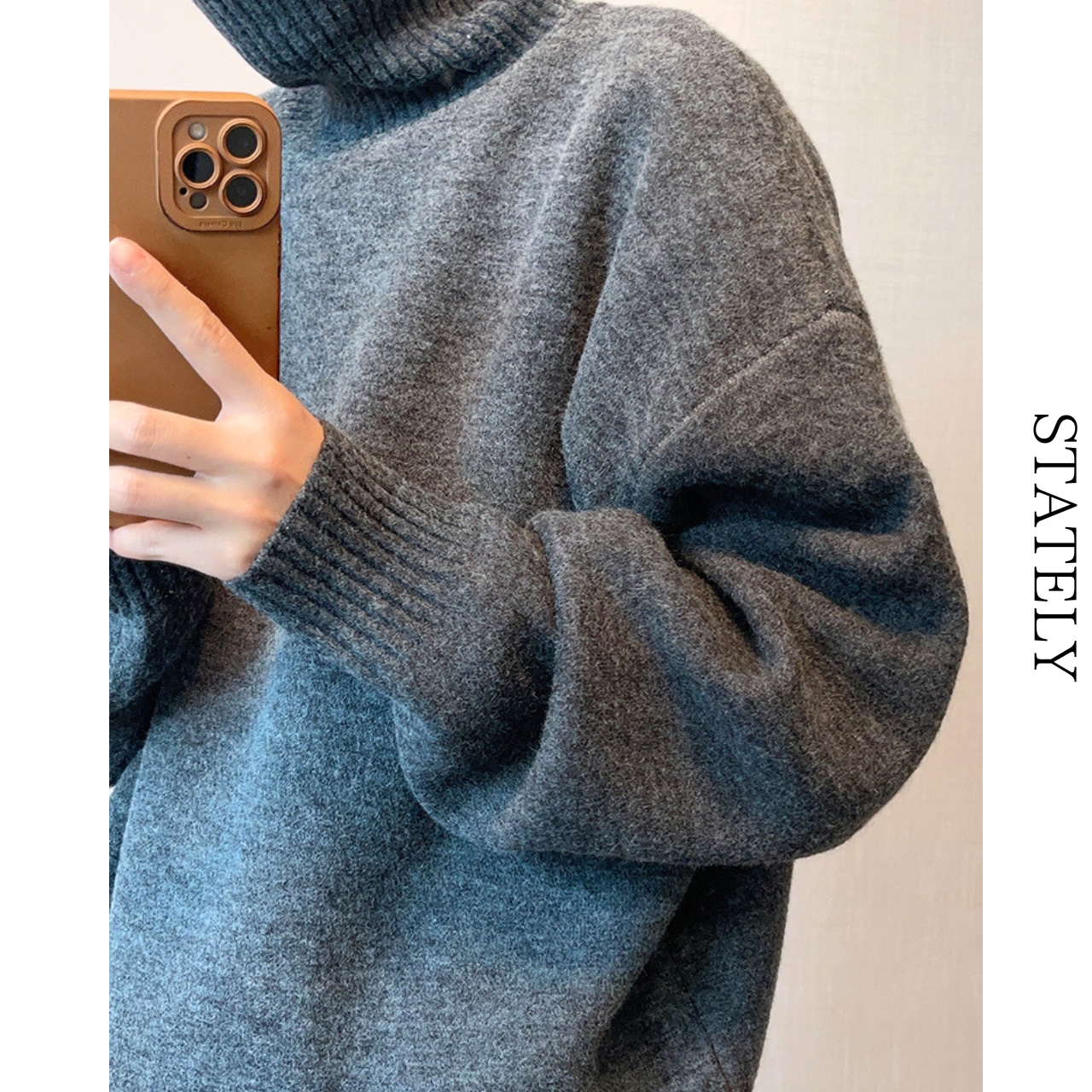 Warm Fleece Turtleneck セーター/2color_T70・画像10