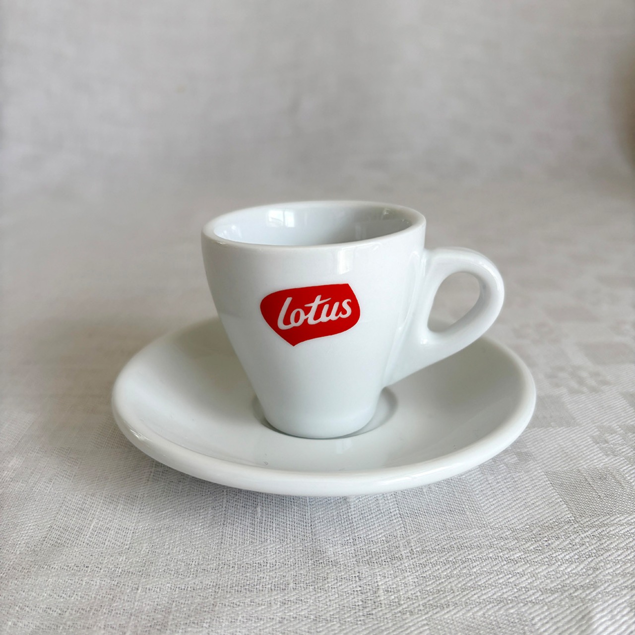 コーヒーカップ　カップ＆ソーサー　エスプレッソ　ロータスベーカリー　ビスコル　Lotus　未使用品　12twer10