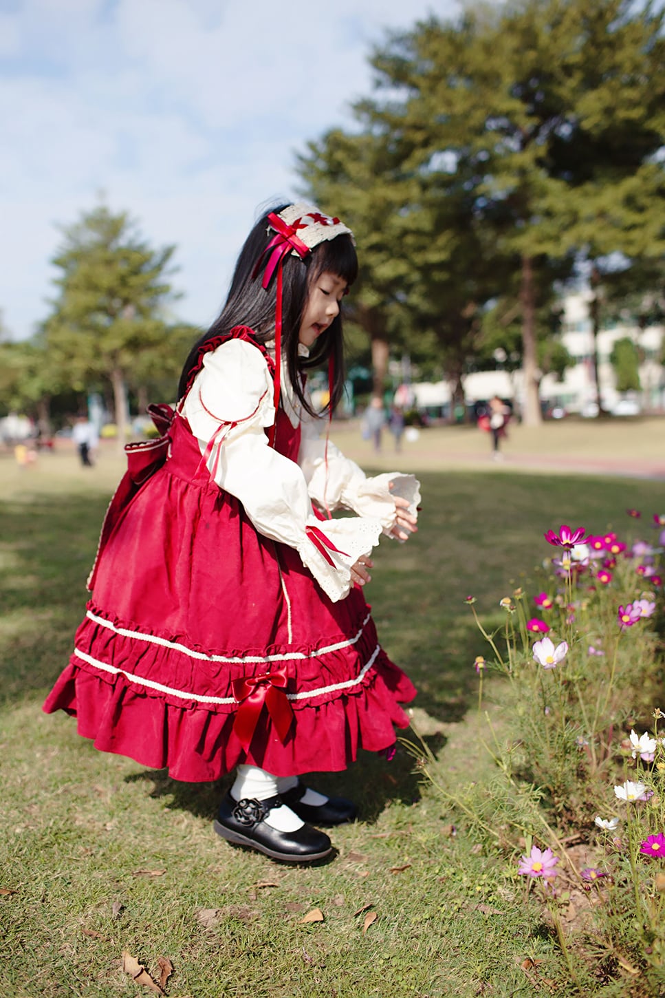 ロリータ ドレス キッズロリータ クルーネックブラウスとジャンパー