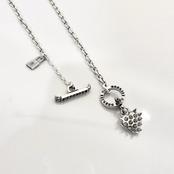 SPIKE:HEART NECKLACE T-BAR / スパイクハートTバーネックレス