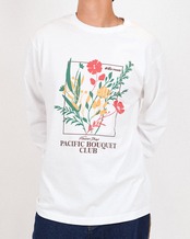 【#Re:room】FLOWER SHOP PRINT LONG SLEEVE［REC925］