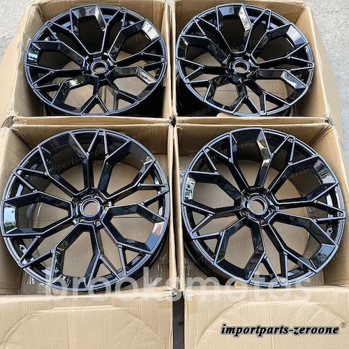 21インチフォージドグロスブラックホイール 2016+ BMW 5 シリーズ 530 G30 G31 5x112 適合 LI-2303