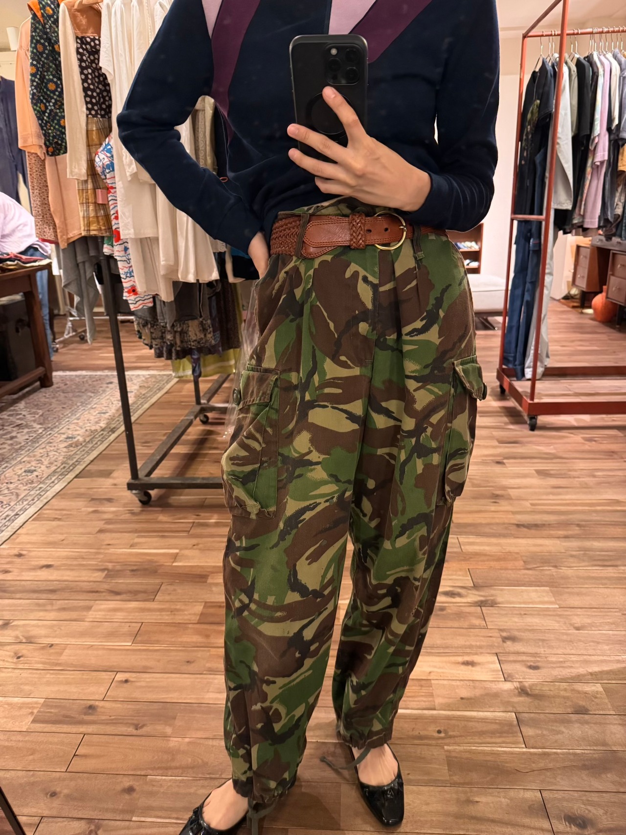 90's イギリス軍 DPM迷彩パンツ DCTAタグ付き