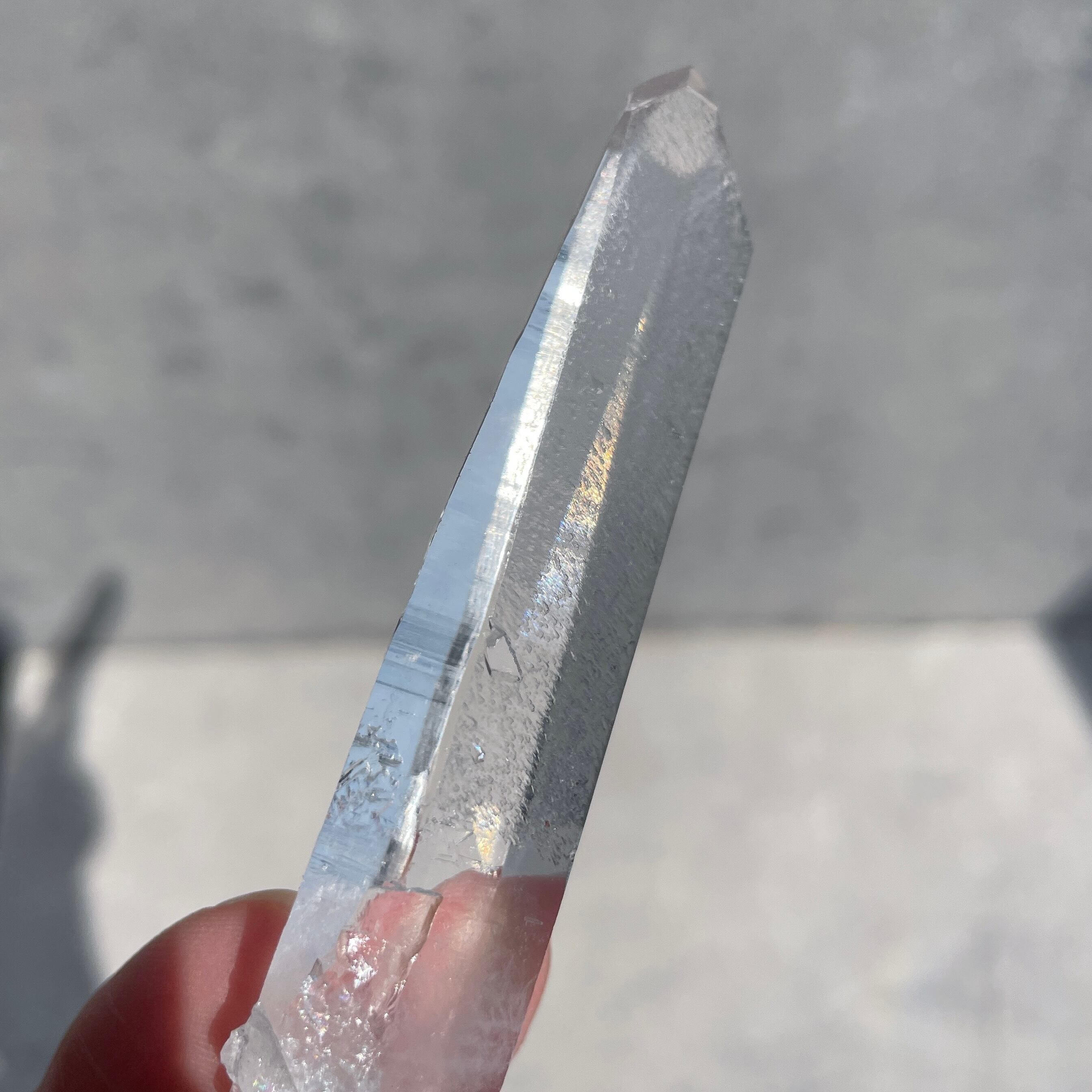 レコードキーパー有◎ゼッカ産水晶 クリアクォーツポイント05