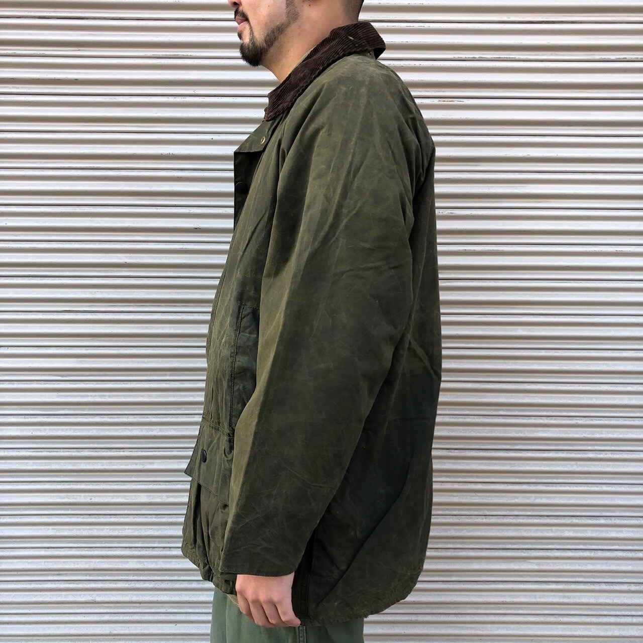 英国製 00s Barbour Beaufortビューフォート イングランド製 オイルド 
