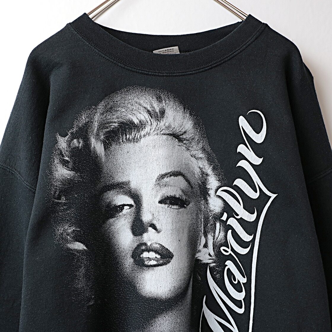 Marilyn Monroe マリリンモンロー プリント スウェット トレーナー 