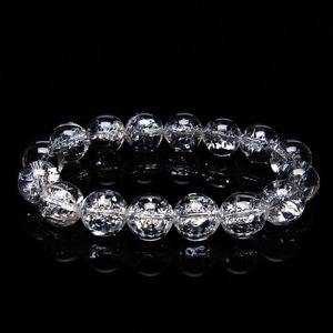 アイリスクォーツ ブレスレット 水晶 ブレス 14mm 一点物 メール便可 [M便 1/10] 111-20294