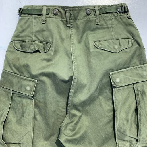 60's U.S.ARMY M-1951 フィールドパンツ M-51 後期 オリーブ DSA-1-818