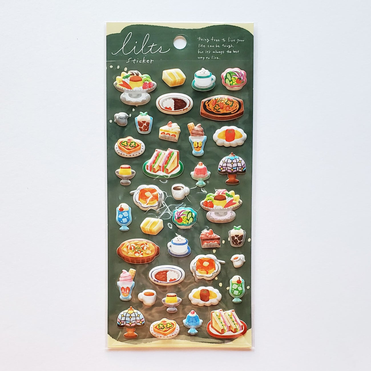 リルツステッカー立体シール 82812 喫茶店 キッサテン | 文具雑貨 RAIN