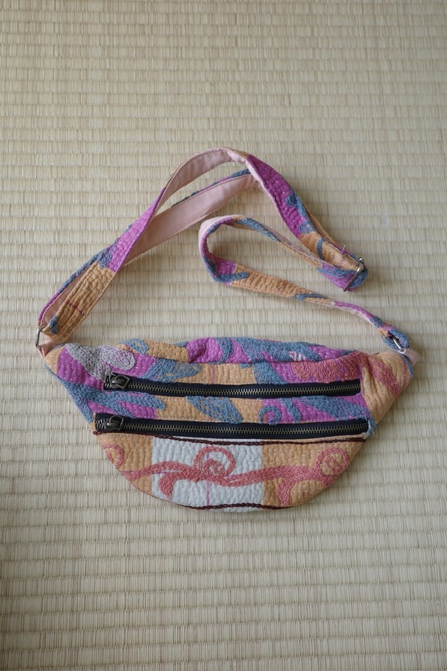 SOMO suzani kantha body bag
