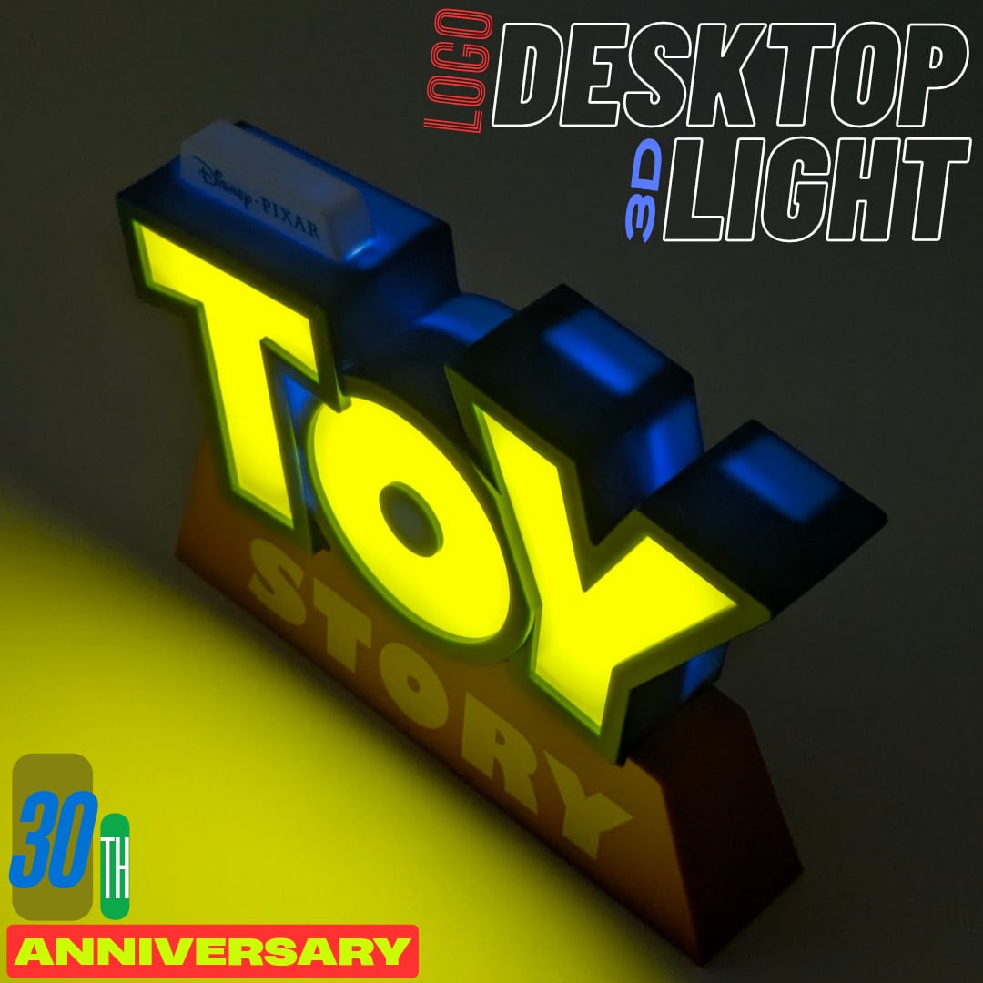 【新品】 トイストーリー ロゴ LEDセルカライト インテリア 2WAYクリップ 再入荷！ TOY STORY（トイストーリー ）『 30th Anniversary TOY