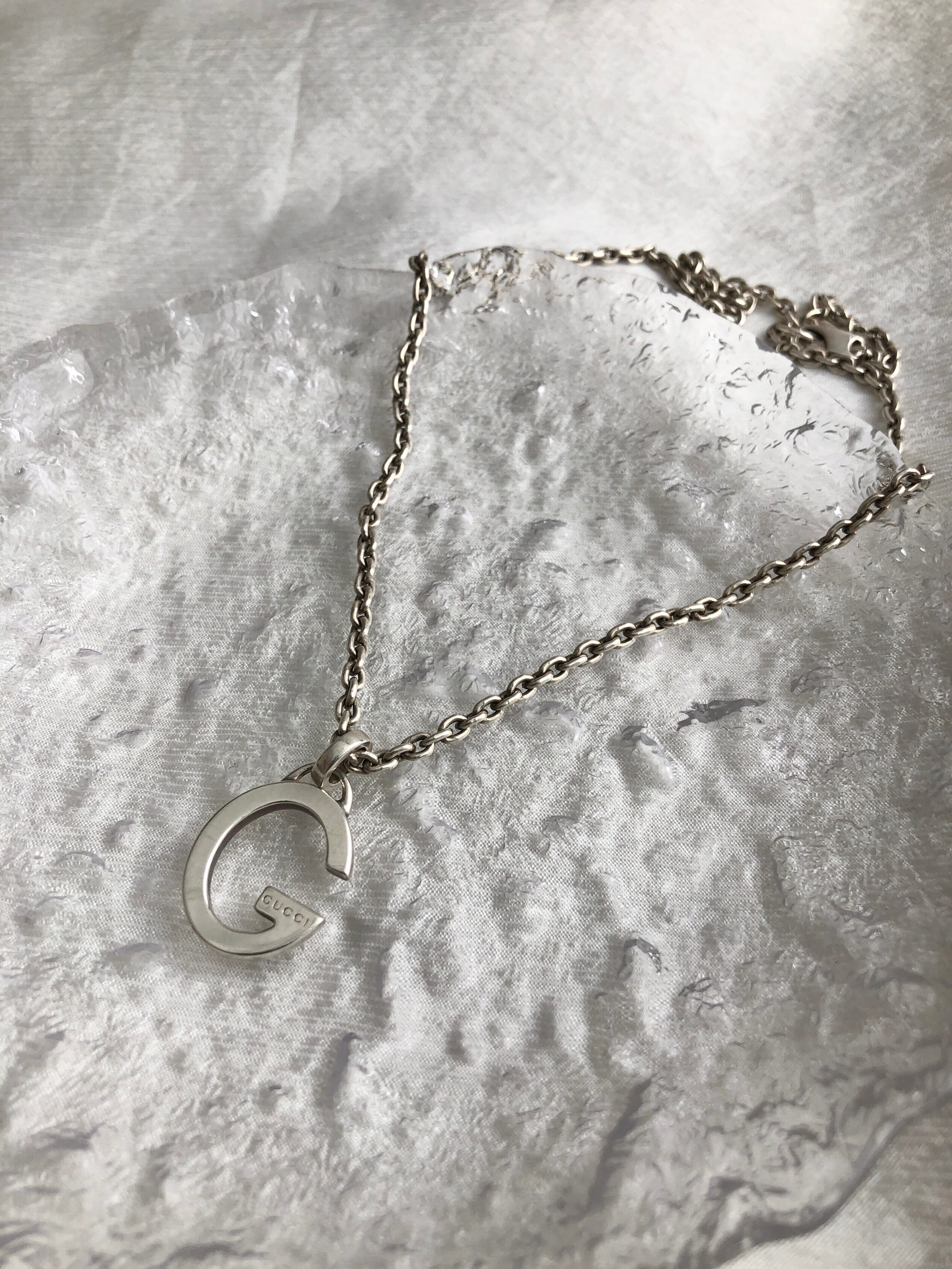 GUCCI グッチ ネックレス シルバー Gモチーフ 925 vintage